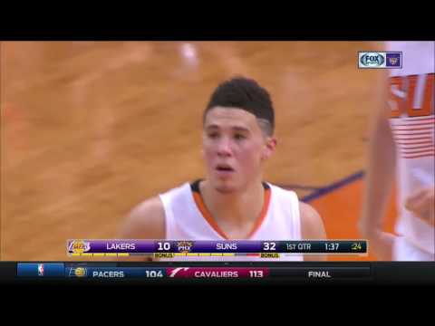 Devin Booker vs Los Angeles Lakers 15.02.2017 (23Pts)