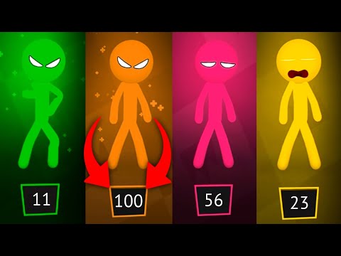 999 Stickman Random Party Tournament - Stickman Party 1 2 3 4 Player 2024 | DYAN