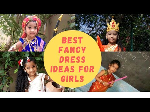 #DIY Best and prize winning Fancy Dress ideas for Girls
