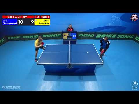 00:00 Yurii Shchepanskyi 2 - 3 Valerii Tatarynov West 5 WIN CUP 23.11.2022 | TABLE TENNIS WINCUP