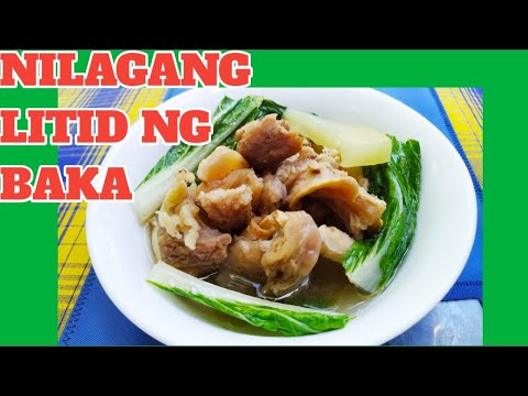 NILAGANG LITID NG BAKA | SIMPLE AND TASTY BEEF TENDON...