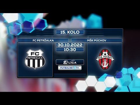 2.liga 2022/2023 15.kolo: FC Petržalka - MŠK Púchov (zostrih)