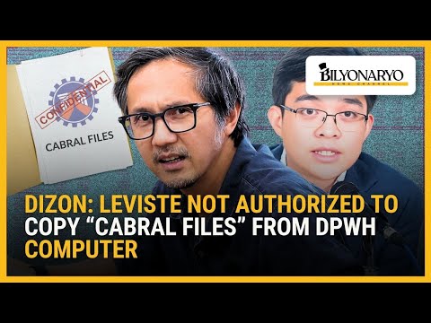 Dizon: Leviste not authorized to copy “Cabral files” from DPWH computer | Newsfeed Weekend