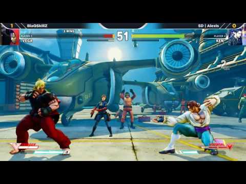 WNF 4.1 SFV - BlaQSkillz (Vega) vs SD | Alexis (Ken)