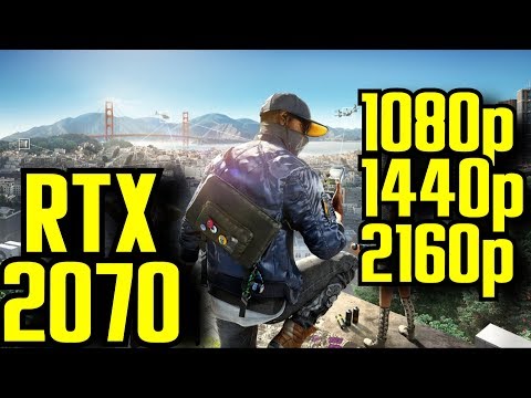 Watch Dogs 2 RTX 2070 OC | 1080p - 1440p & (4K) 2160p | FRAME-RATE TEST