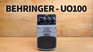 Video thumbnail for Behringer - Ultra Octaver UO100 by Bass Stuff