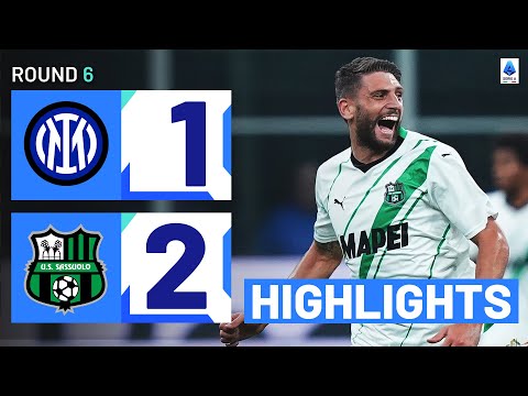 Inter-Sassuolo 1-2 | Berardi stuns Inter at San Siro: Goals & Highlights | Serie A 2023/24