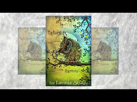 Ginger the Owl by Eleana Evans - A Lavinia Stamps Tutorial
