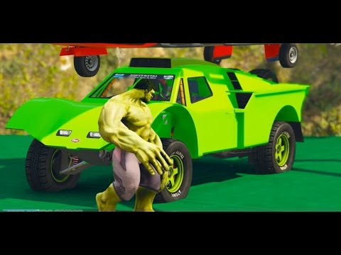 FUN HELICOPTER on Truck & Cars Spiderman Cartoon for Children - Learn Colors and Number