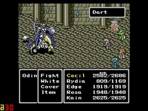 Final Fantasy IV/II Walkthrough - Part 42 - Bahamut and Odin