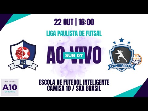 EFI 5 x 2 CAMISA 10 / SKA BRASIL - LIGA PAULISTA DE FUTSAL - SUB 07 - 22/10/2023