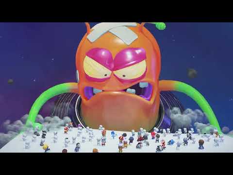 ASTRO BOT derrotando a nebula a buzón espacial