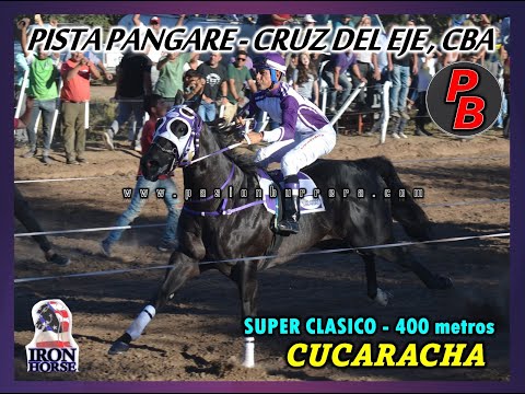 #CUCARACHA: SUPER CLASICO en PISTA PANGARE - CRUZ DEL EJE, CBA (14-05-2023) - PASION BURRERA