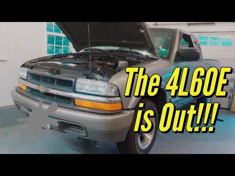 How to Remove a 4l60e Transmission from 2001 Chevy S10 2wd