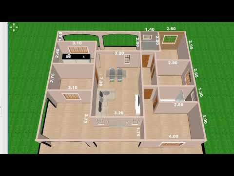 PLANTA BAIXA PARA CASA DE 4 QUARTOS