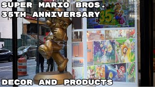 Super Mario Bros. 35th Anniversary Decor and Products at Nintendo NY [Merchandise Mondays]