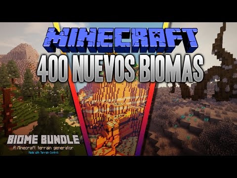 BaKy Gaming -  OVER 400 NEW BIOMES AND 1700 STRUCTURES |  TERRAIN CONTROL MOD: BIOME BUNDLE |  MINECRAFT 1.10