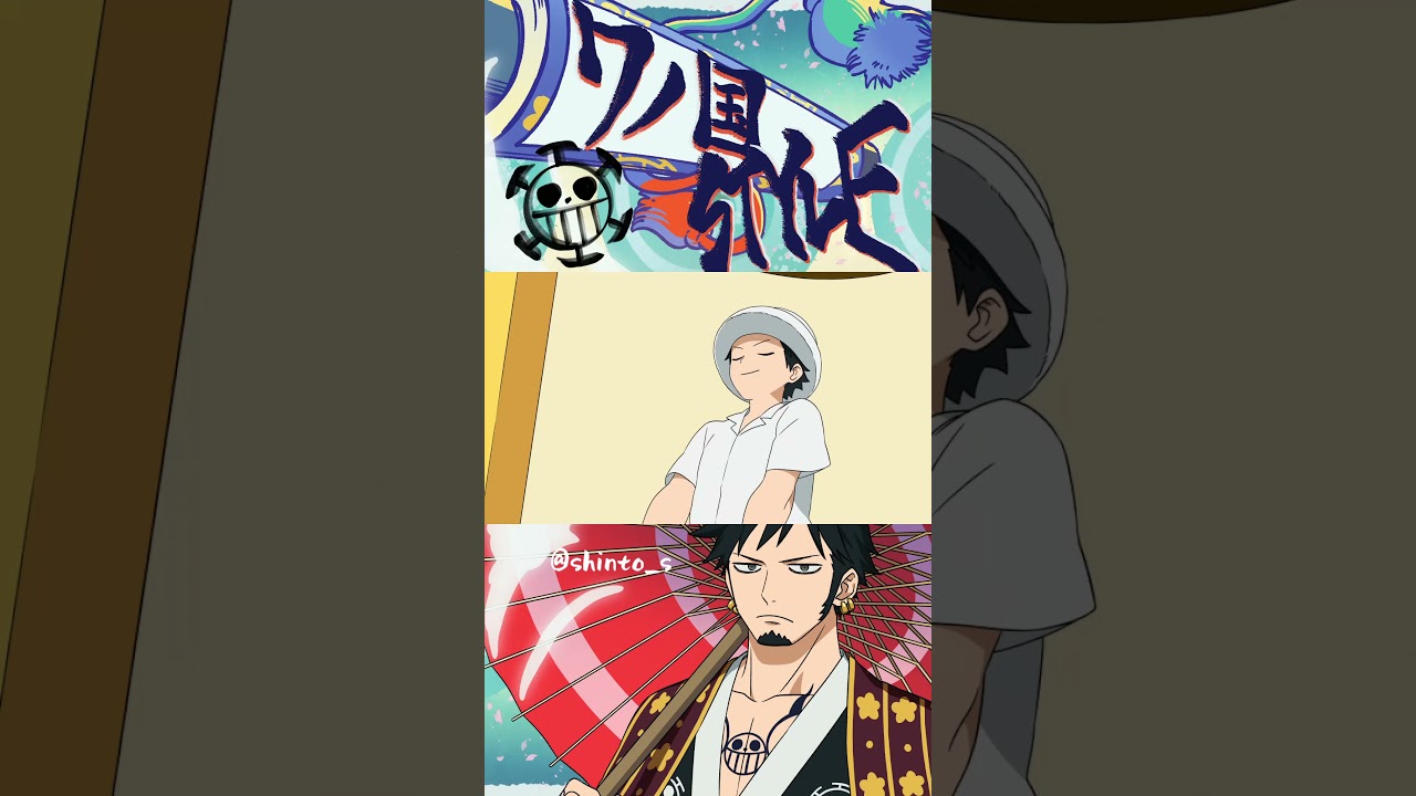 【手描きワンピ】鎌倉STYLE ~ハートの海賊団ver~ #shorts