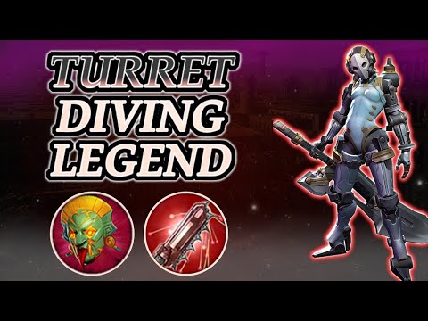 THE TURRET DIVING LEGEND WP ALPHA TOP LANE - VAINGLORY 5V5 GAMEPLAY