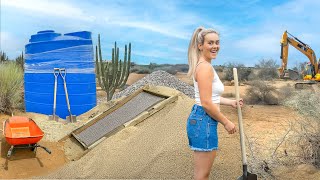 COMEÇANDO A CONSTRUÇÃO DA CASA NO MÉXICO!