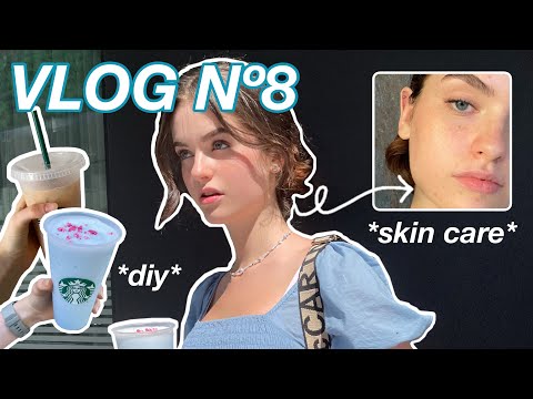 🤍VLOG Nº8🤍skin care, starbucks diy, curtain bangs schneiden… | Fabienne Bethmann