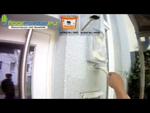 Fassade streichen Teil 3 in Grau