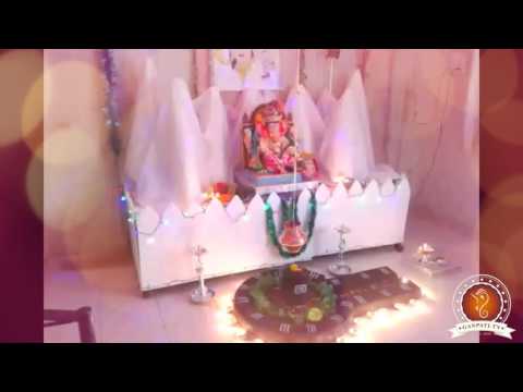 Kiran Shreshthi Home Ganpati Decoration Video