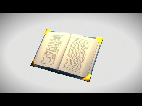 Book animation & Rig demo