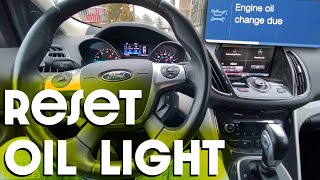 HOW TO: Reset Oil Change Message - (ALL 2011 to 2025 Fords)