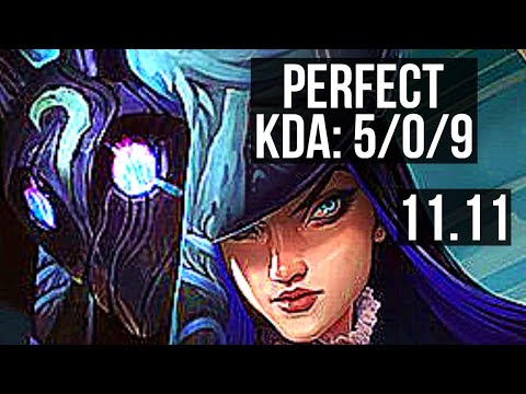 KINDRED & Seraphine vs CAITLYN & Karma (ADC) | 5/0/9, 500+ games | EUW Master | v11.11