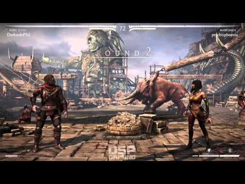MKX Tanya Launch Day Multiplayer pt25 - Out of the Black (vs. Erron Black)