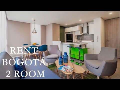 Renta de moderno apartamento amoblado Bogotá, el chico, 2 habitaciones, largas y cortas estadías