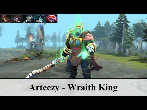 Arteezy - Wraith King | Dota 2 gameplay