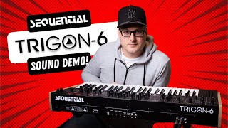 Video thumbnail for Sequential Trigon-6 - Sound Demo w Mike Pensini! by Mike Pensini