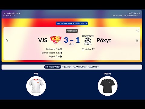 Jälkipelit SM-karsinta 2024 VJS - Pöxyt 10.2.2024