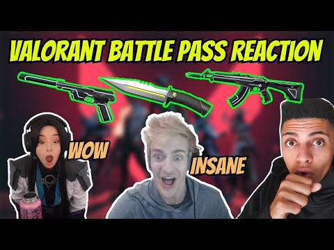 Streamers REACT to VALORANT BATTLE PASS Ft. Myth, Pokimane, Fedmyster, Aceu, Mendo, Wardell, ShaZaM
