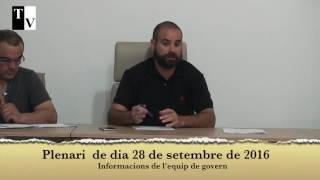 Informacions de l\\\'equip de govern