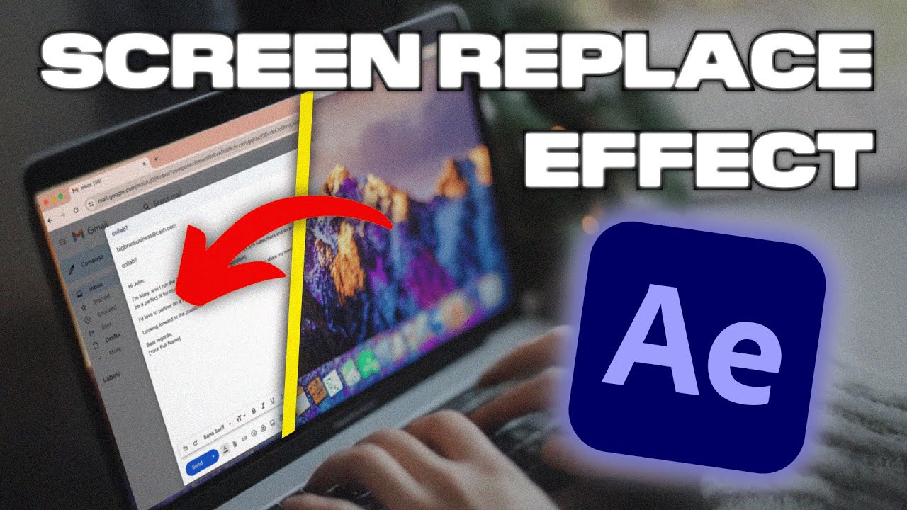 How to do a SCREEN REPLACE EFFECT (After Effects 2025)