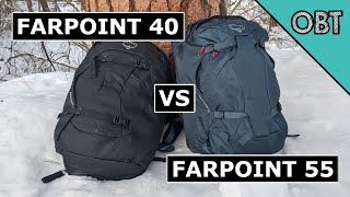 Osprey Farpoint 40 vs 55 Comparison (2022 Versions + Daypack