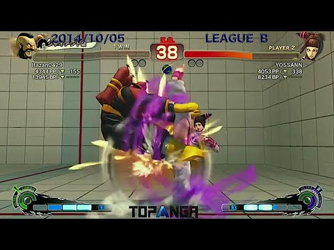 ItabashiZangief (Zangief) vs Yossan (Juri) - USF4
