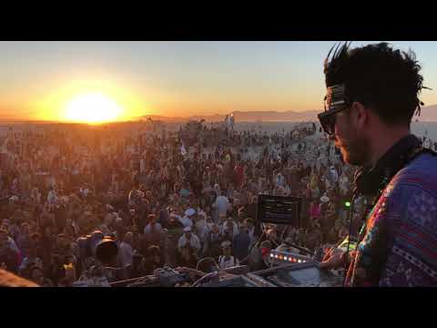Bedouin sunrise set Mayan Warrior  Burning man 2019