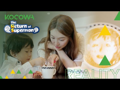 Yoon Eun Hye desenha o rosto do Ha O em um café! [The Return of Superman Ep 361]