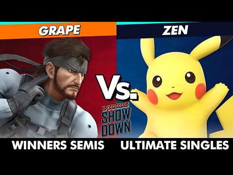 Scrims Showdown DELUXE Winners Semis - Grape (Snake) Vs. Zen (Pikachu) SSBU Ultimate Tournament