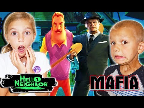 SECRET Mafia At Hello Neighbor HOUSE! Hello Neighbor and Mafia VS Tannerites Family!