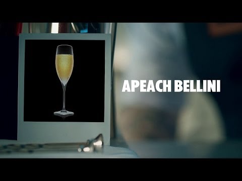 APEACH BELLINI DRINK RECIPE - HOW TO MIX