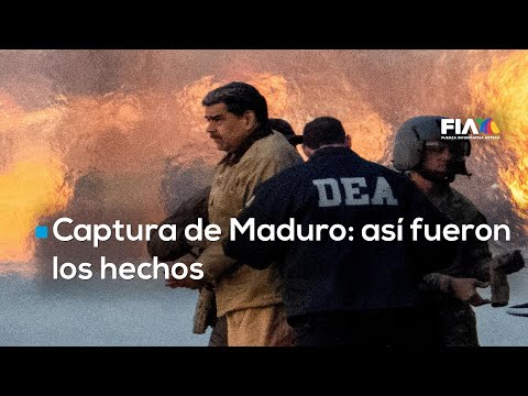 Así fue la captura de  Nicolás Maduro tras ser ubicado en el Fuerte Tiuna