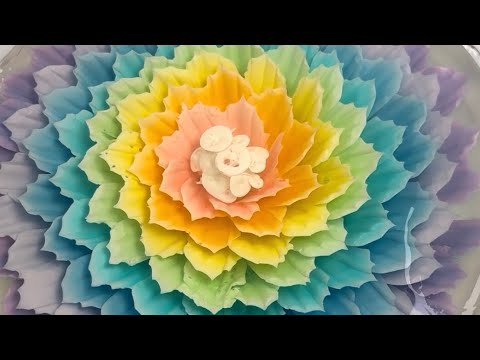 let’s make 3D rainbow jelly cake 🌈🌈🌈