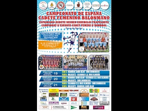 Emision en Directo Campeonato España Sector D Cadete Femenino