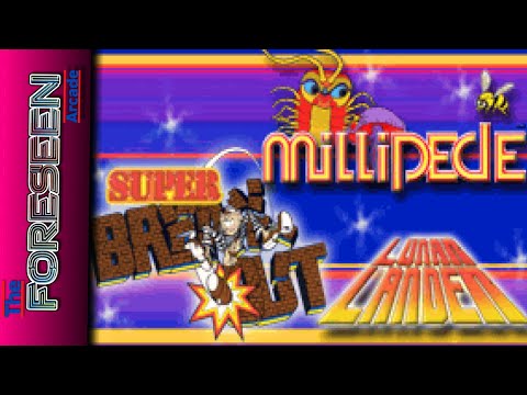 Vidéo Compil : Millipede + Super Breakout + Lunar Lander