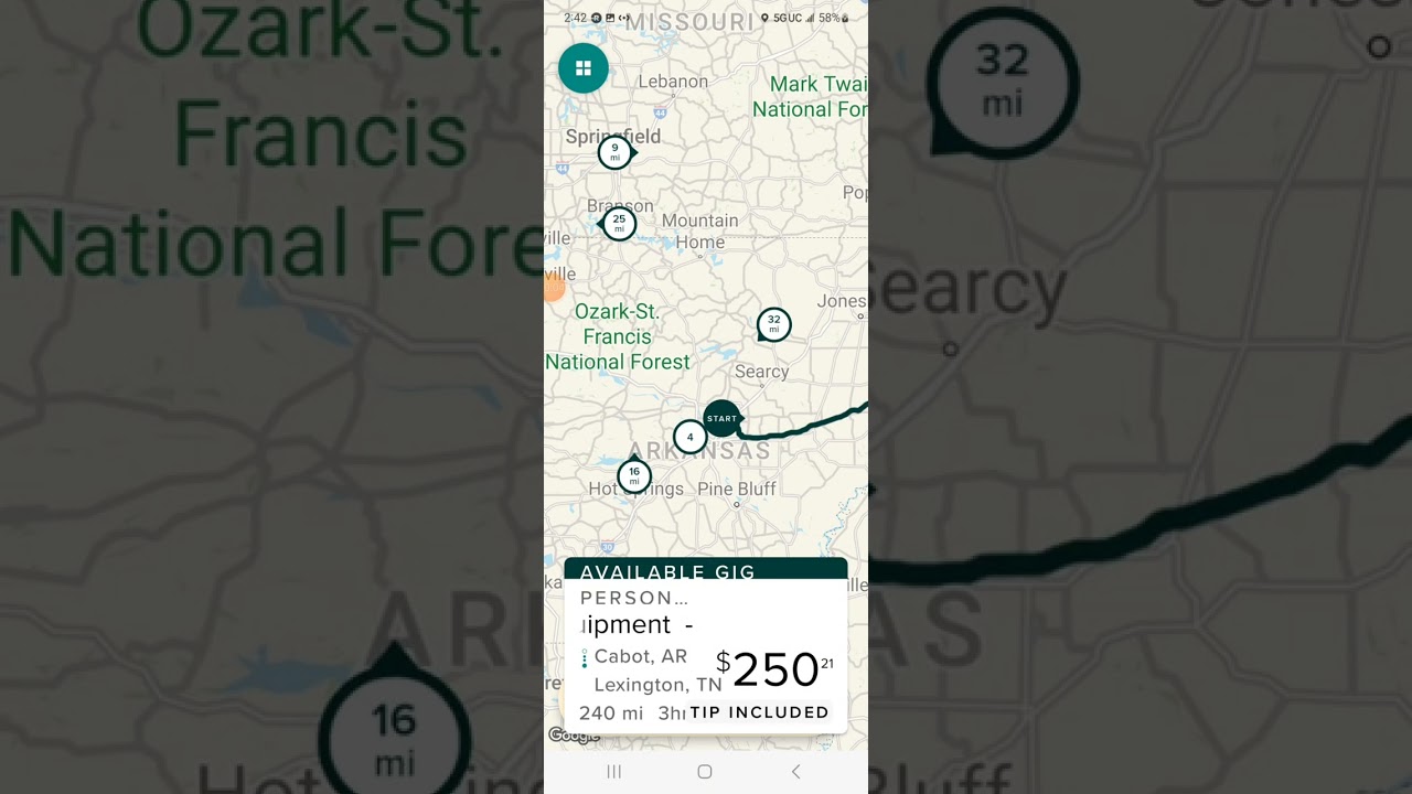 Buy The Optimized Roadie Driver Plan $200 - $500 Per Day